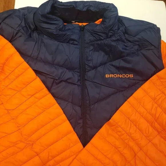 NFL Denver Broncos 3 in 1 Systems Jacket Mens 5XL Embroidered Logo MultiColor - Picture 2 of 7